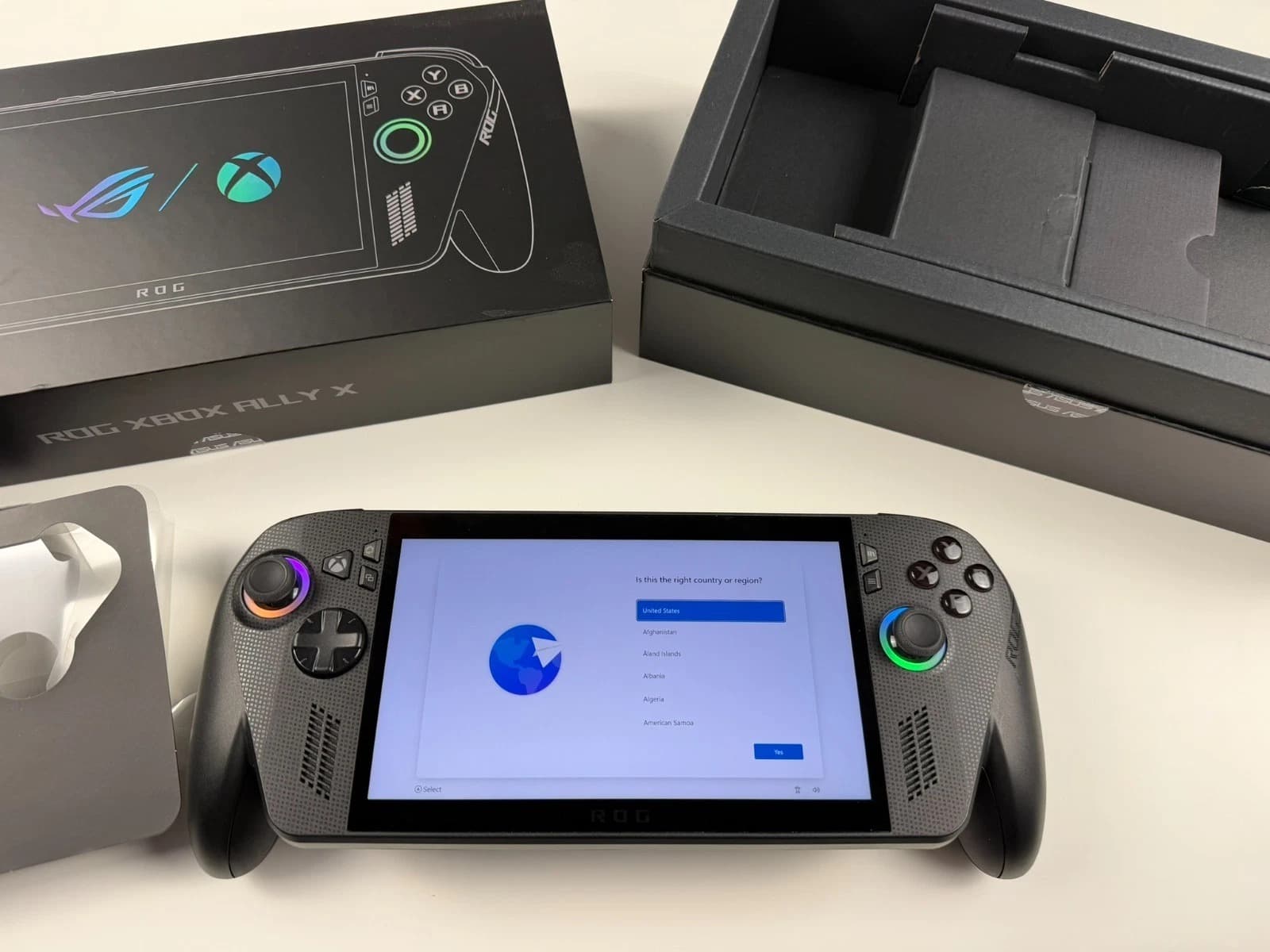 ASUS ROG Ally X Handheld Gaming Console – Z2 Extreme – 24GB RAM – 1TB Storage - Image 1