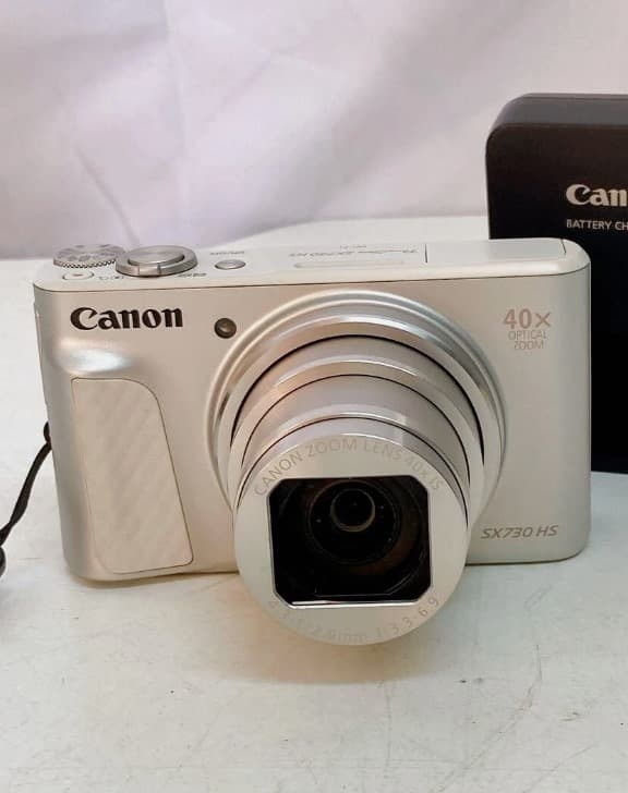 Canon Power Shot SX730 HS silver compact digital camera - Image 1