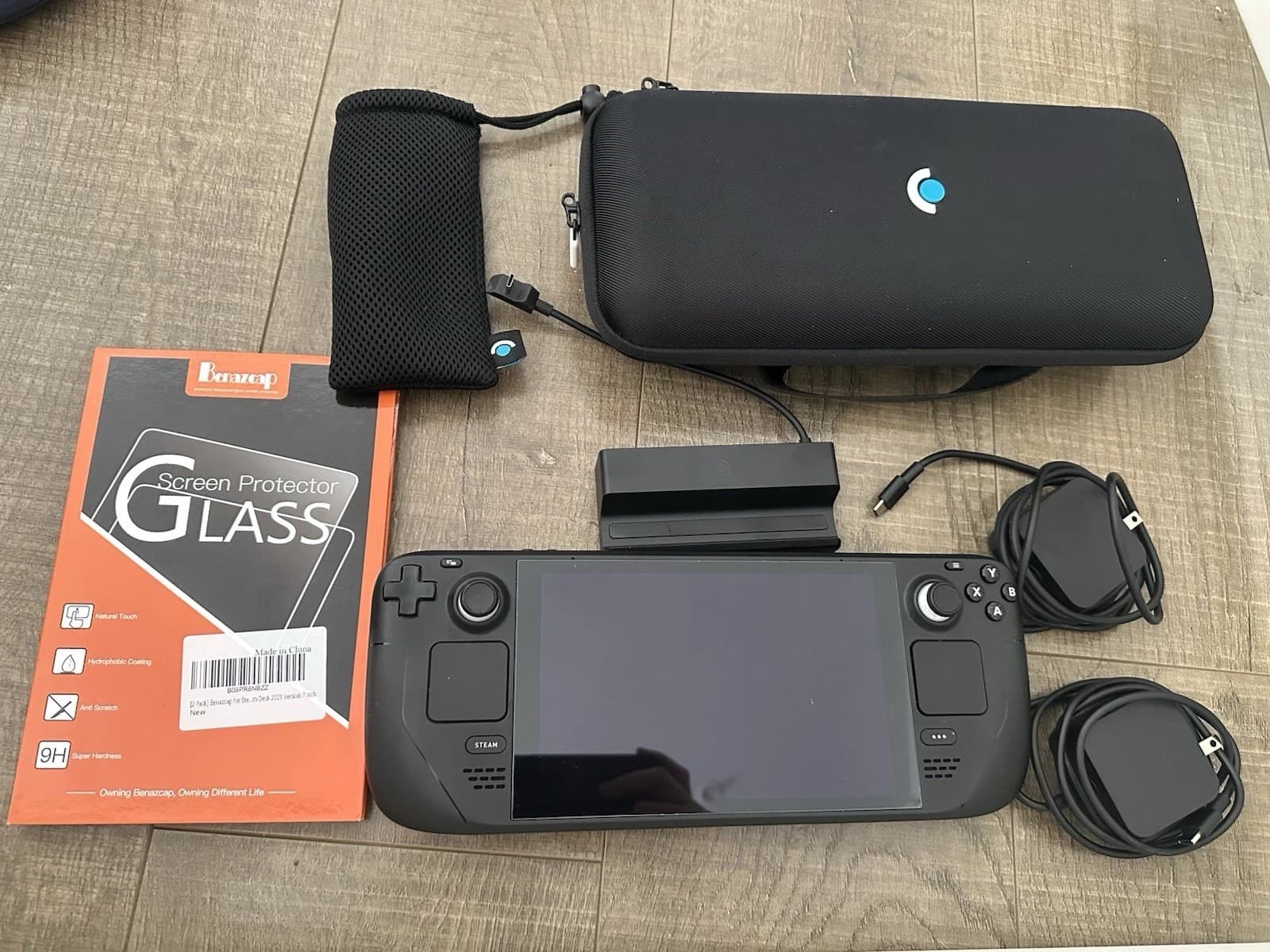 Valve Steam Deck LCD 512GB Handheld Console Bundle – Charger, Dock & Case - Image 1