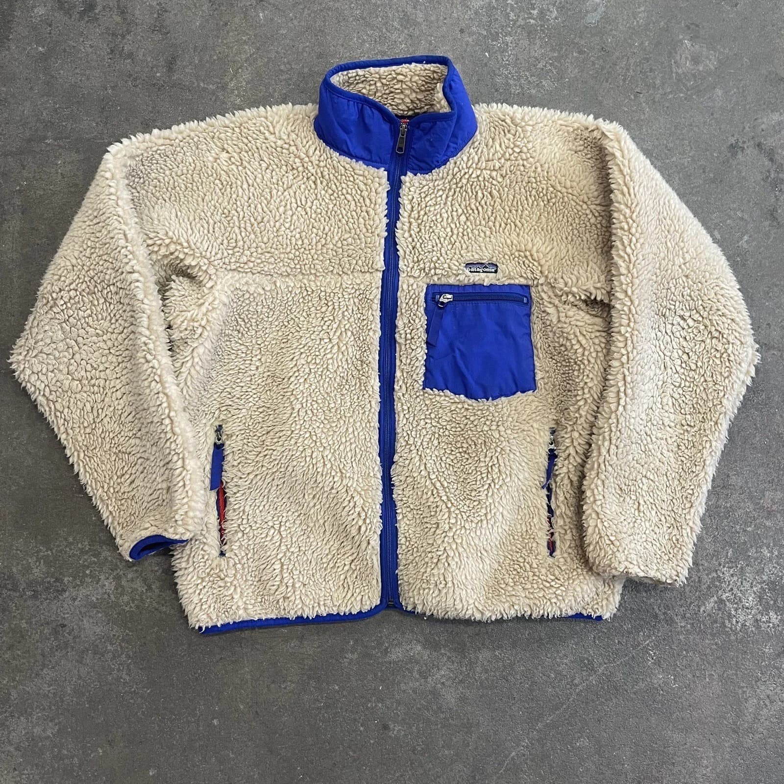 Vintage Patagonia Retro X Deep Pile Fleece Cardigan - Image 1